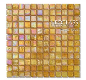 Sicis NeoGlass Iridescent Cubes Hemp 205