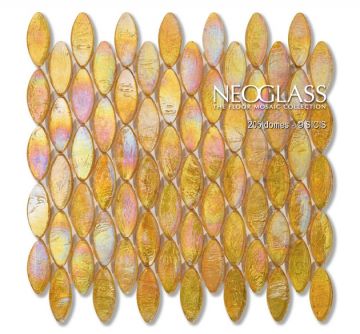 Sicis NeoGlass Iridescent Domes Hemp 205