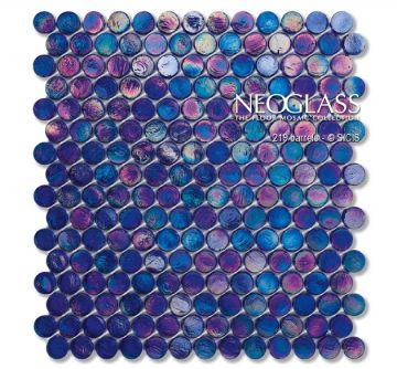 Sicis NeoGlass Iridescent Barrels Silk 219