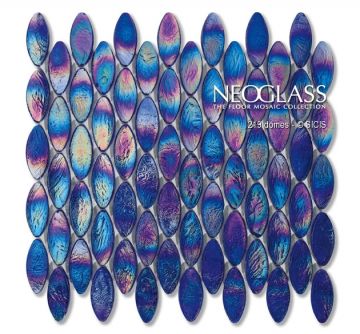 Sicis NeoGlass Iridescent Domes Silk 219
