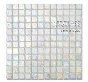 Sicis NeoGlass Iridescent Cubes Flax 221