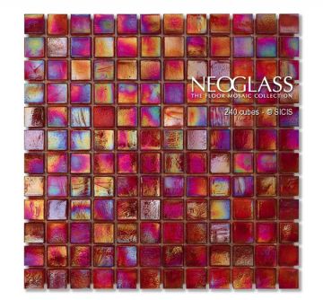 Sicis NeoGlass Iridescent Cubes Wool 240