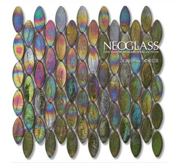 Sicis NeoGlass Iridescent Domes Tweed 244