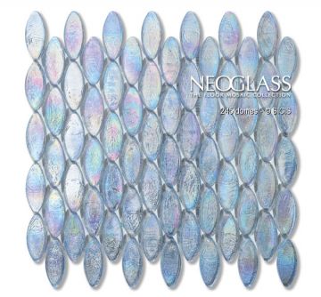 Sicis NeoGlass Iridescent Domes Cashmere 245