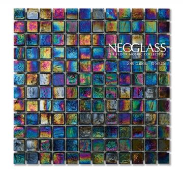 Sicis NeoGlass Iridescent Cubes Velvet 246