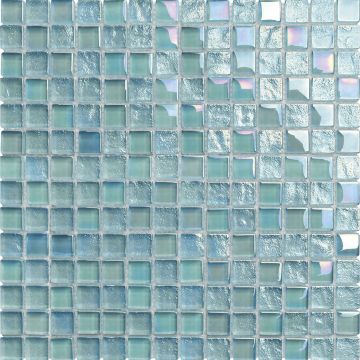 Alttoglass Neptune Aquamarine 1" x 1" Glass Tile