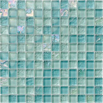 Alttoglass Bahama Inagua 1" x 1" Glass Tile