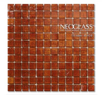 Sicis NeoGlass Translucent Cubes Jute 703
