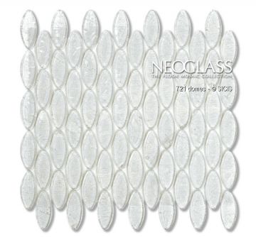 Sicis NeoGlass Transparent Domes Flax 721