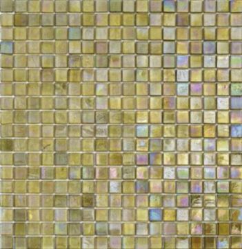 Sicis Glimmer Avocado 126, 5/8" x 5/8"- Glass Tile