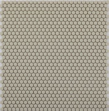 Geometro Field Flaxen, Recycled Glass Hex Tile