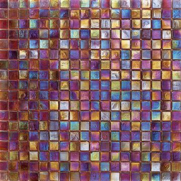 Sicis Glimmer Mirtillo 123, 5/8" x 5/8"- Glass Tile
