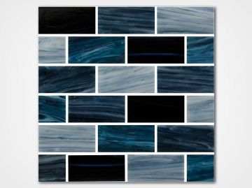 Aquabella North Seas Polar 1x2 Glass Tile