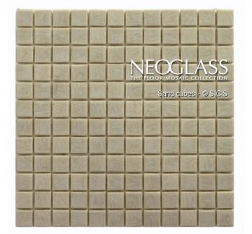 Sicis NeoGlass Natural Cubes Sand