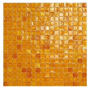 Sicis Waterglass Amber 3, 5/8" x 5/8"- Glass Tile