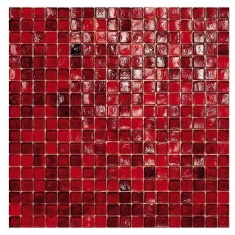 Sicis Waterglass Crimson 40, 5/8" x 5/8"- Glass Tile