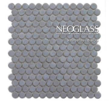 Sicis NeoGlass Natural Barrels Slate