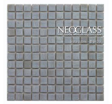 Sicis NeoGlass Natural Cubes Slate